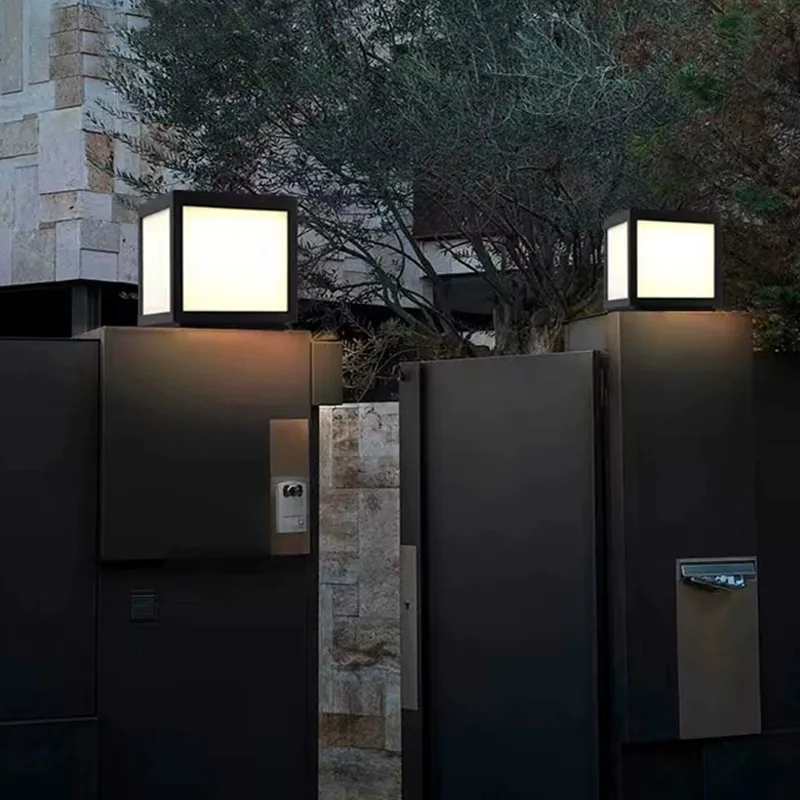 Kare Opal Kapı Sütunu Aydınlatması ORI-124