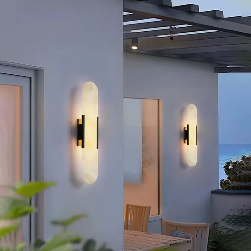 Mermer Dokulu Oval Duvar Apliği ORI-082