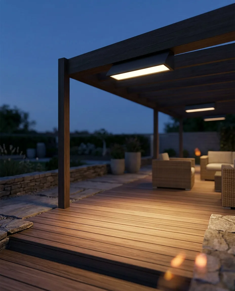 Pergola ve Sundurma İçin Lineer Dış Mekân Armatürü CML-017